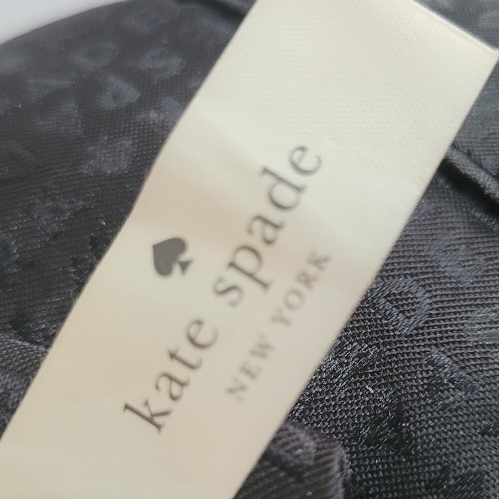 Kate Spade Jade Drive Bon Birdcage Tote Bag Novelty Print Black White Kitschy - Picture 8 of 13